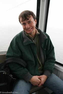 mit der Gondel über dem Tejo
