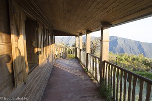 Veranda bei der Gîte du Volcan