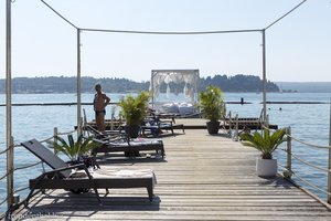 Ein Luxussteg bei Portorose