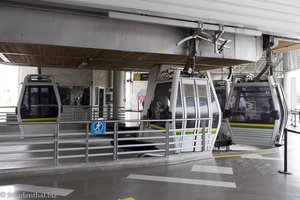 Station der Metrocables von Medellín.