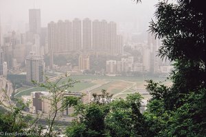 Ein Blick in das Happy Valley von Hongkong