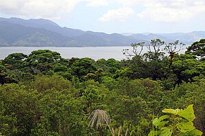 Aussicht vom Mirador Colada auf den Arenal-See