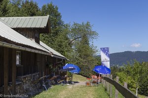 Am Ruhetag bei der Alpe Rothenfels (armer Lars!)