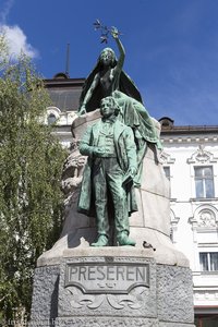 Denkmal an den Nationaldichter France Prešeren