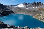 Blick auf den Wildsee unterhalb des Pizol