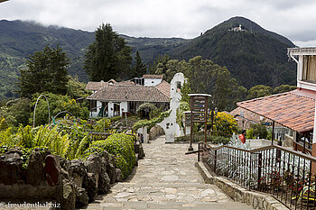 Parkanlage auf dem Monserrate in Bogota
