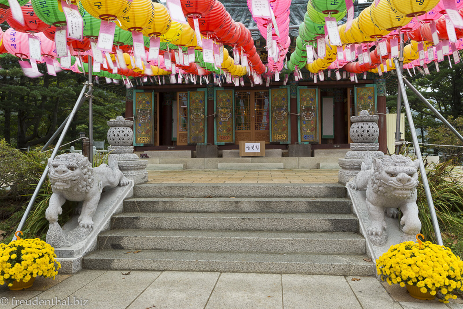 Wandern im Odeasan Nationalpark in Südkorea