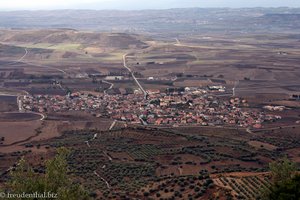 Blick von der Giara di Gesturi auf Tuili