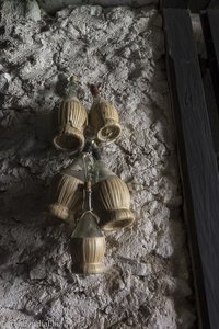 Traditionellen Bast-Flasche im Weinkeller der Gräfenburg Kelling in Calnic