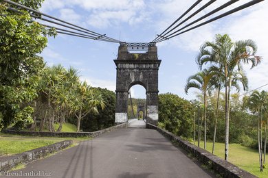 Idyllisch gelegen: Pont Suspendu auf La Réunion