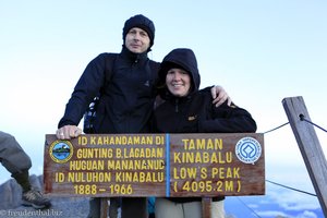 Lars und Annette auf dem Low's Peak