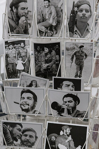 Bilder von Che Guevara findet man überall.