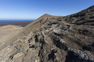 Die schroffe Flanke der Caldera Blanca