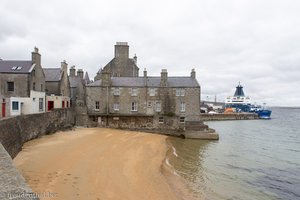 Blick in den Sound of Bressay beim Bains Beach