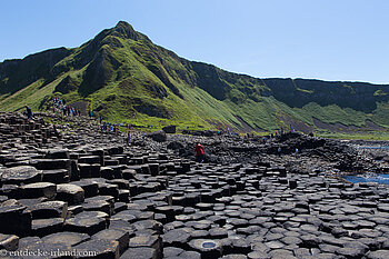 Basaltsäulen am Giant's Causeway in Nordirland