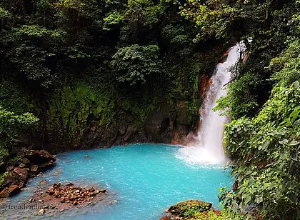 Wanderung zur Catarata Río Celeste