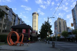 in der Robson Street in Vancouver - Rundreise Kanada