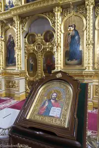 in der Georgskirche beim Kloster Mănăstirea Căpriana in Moldawien