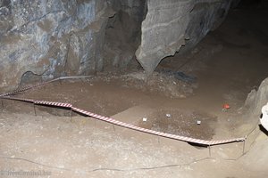 Ausgrabungen in den Sterkfontein Caves von Südafrika