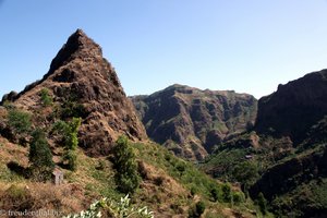 herrliche Aussicht über die Berge bei Gongon Kapverden