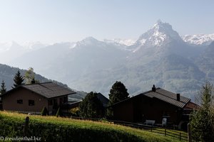 Blick über Amden zum Ruchen