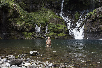 Baden im Bassin der Cascade Grand Galet