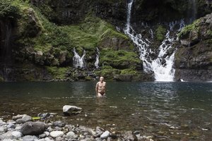 Baden im Bassin der Cascade Grand Galet