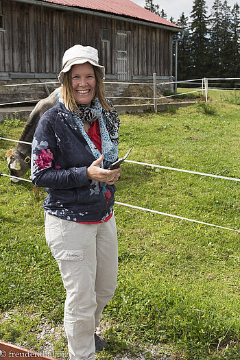 Anne bei der Alpe Fahnengehren Anne bei der Alpe Fahnengehren
