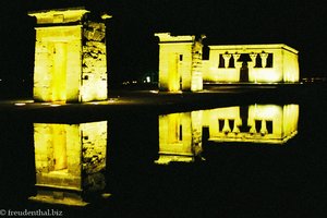 Tempel von Debod in der Nacht
