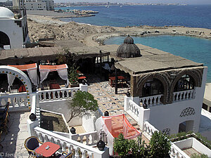 Restaurant in Hurghada mit Blick aufs Rote Meer