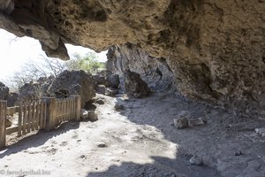Halbhöhle Itin Cave im Oman