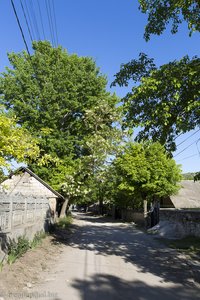 in der Straße von Butuceni bei Orheiul Vechi in Moldawien