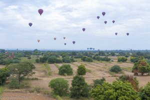 Ballonfahren über Bagan