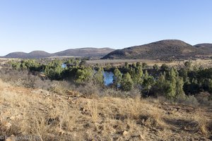 Aussicht zum Vaal River in Südafrika