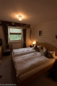 unser Zimmer in der Pension Kranzusch bei Sonthofen