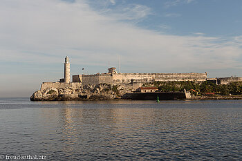 das Castillo de los tres Reyes del Morro bei Havanna