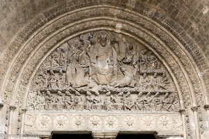 das Tympanon der Abtei Saint Pierre in Moissac