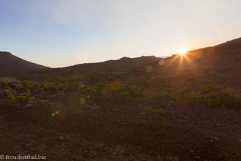 Sonnenuntergang am Piton de la Fournaise