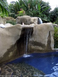 überall sprudelt es in der Baldi Therme