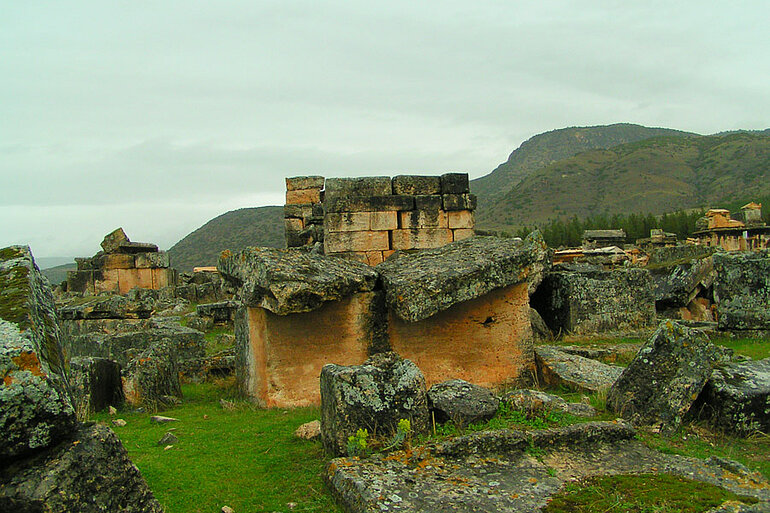 alte Gebäude in Hierapolis