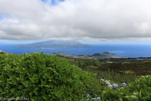 Aussicht von Faial nach Pico