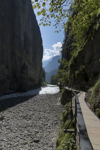 Und ein Blick in Richtung Osteingang - Aareschlucht