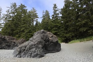 Felsiger Strand beim South Beach Trail - Pacific Rim Nationalpark