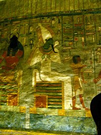 Im Grab von Pharao Ramses I.