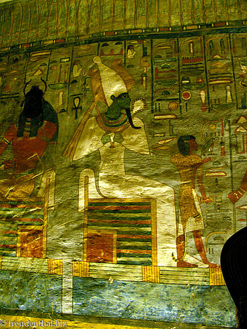 Im Grab von Pharao Ramses I. im Tal der Könige, Ägypten