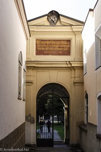 Eingang zum Sebastiansfriedhof