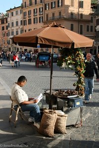 Maronni-Stand nahe der Spanischen Treppe