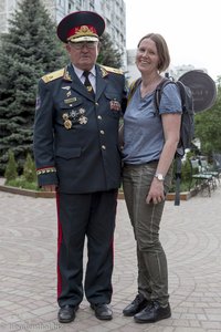 stolze Uniform für den Tag der Befreiung von den Faschisten in Balti