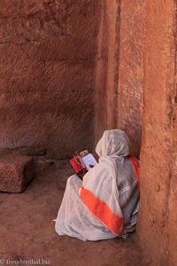 Pilgerin in Lalibela