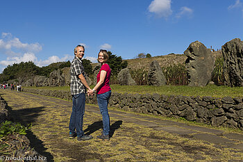 Lars und Anne beim Sangumburi Oreum